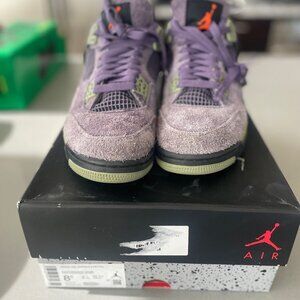 Nike Air Jordan 4 Retro Womens 8.5  Canyon Purple